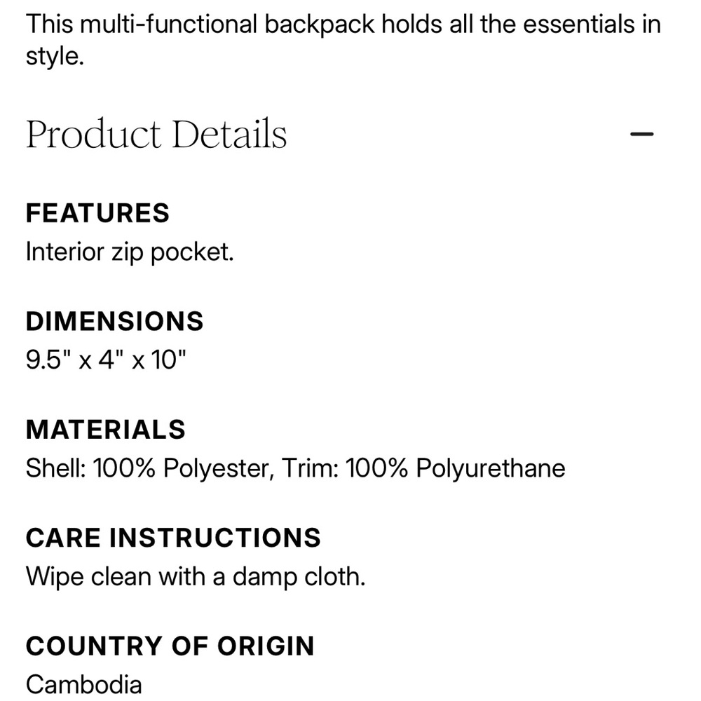 Botkier New York Trigger Backpack - Picture 3 of 9